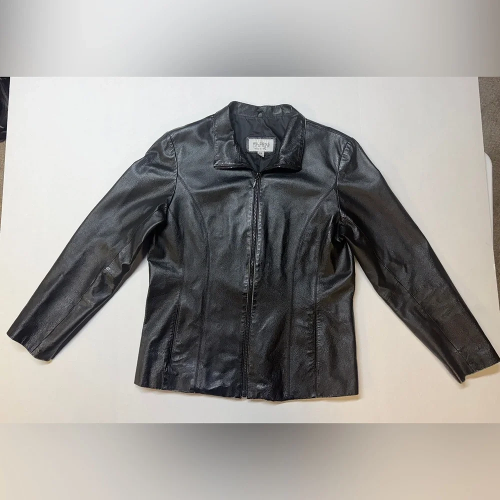 Wilsons Leather Maxima XL Vintage‎ Zip Up Jacket